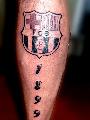 Barca logo tattoo